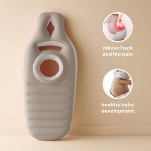 Gray Pregnancy Support Pillow